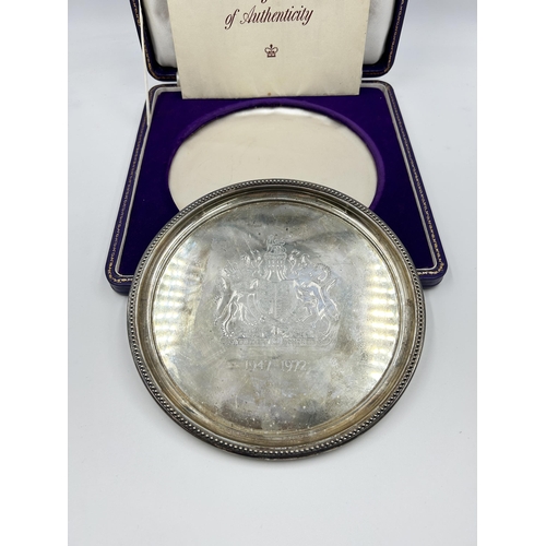 2245 - A cased limited edition 257/3500 Historical Heirlooms Ltd. hallmarked Birmingham silver commemorativ... 