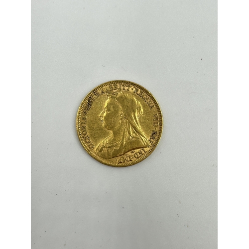 2252 - An 1893 Queen Victoria 22ct gold full sovereign - approx. gross weight 8g