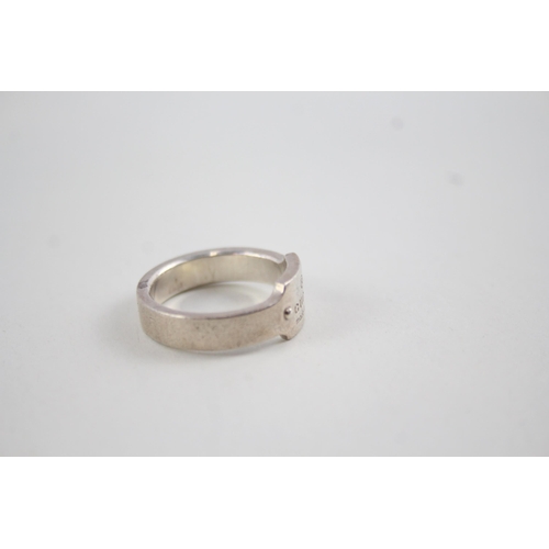 2120 - A Gucci .925 silver band ring, size R  - approx. gross weight 7g