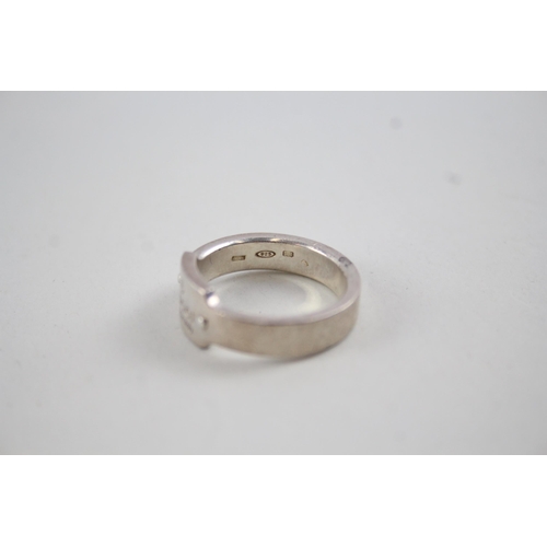 2120 - A Gucci .925 silver band ring, size R  - approx. gross weight 7g