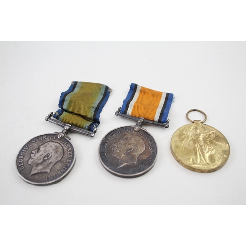 2280 - Three WWI British medals, one Victory presented to Lieut. S. R. Edwards, one War presented to 27-633... 