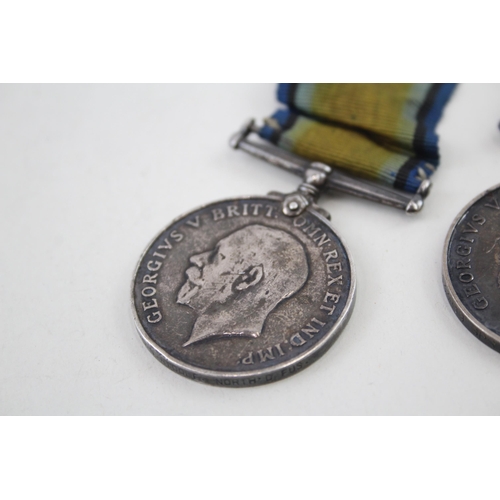 2280 - Three WWI British medals, one Victory presented to Lieut. S. R. Edwards, one War presented to 27-633... 