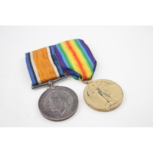 2283 - A WWI medal pair presented to M-378132 Pte. B. Whitehouse ASC