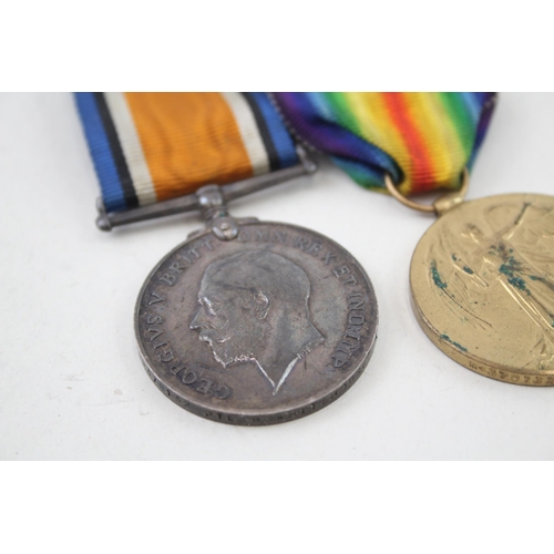 2283 - A WWI medal pair presented to M-378132 Pte. B. Whitehouse ASC