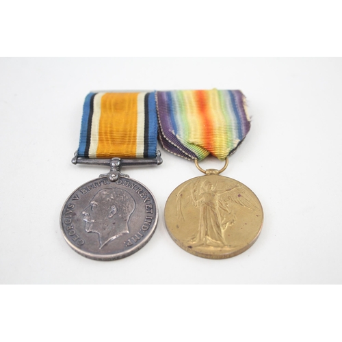 2284 - A WWI medal pair presented to 27258 Pte. F. Crooks LN Lancs