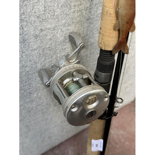 A Greys Prodigy Jerk Bait fishing rod with ABU Garcia Ambassadeur 5501 C3  reel