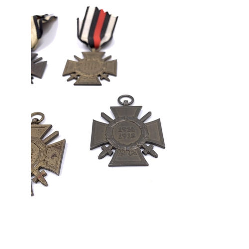 2299 - Five WWI German Cross of Honour medals