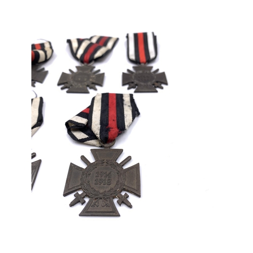 2300 - Five WWI German Cross of Honour medals