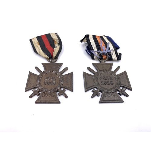 2302 - Four WWI German Cross of Honour medals