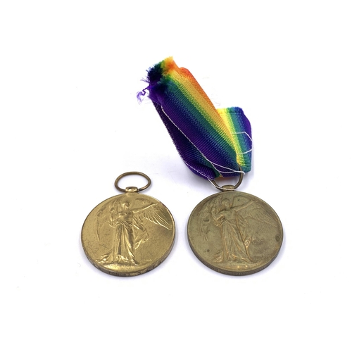 2306 - Two WWI Victory medals, one presented Gnr. C. R. Connor S.A.F.A. and one presented to 64098 Gnr. N. ... 