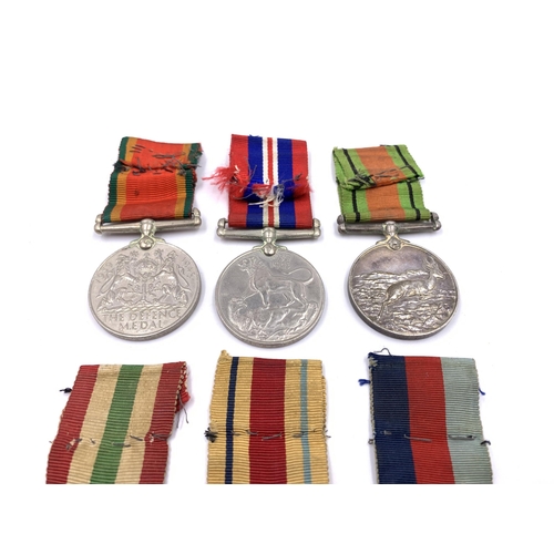 2307 - Six WWII medals presented to C303203 H. Hess