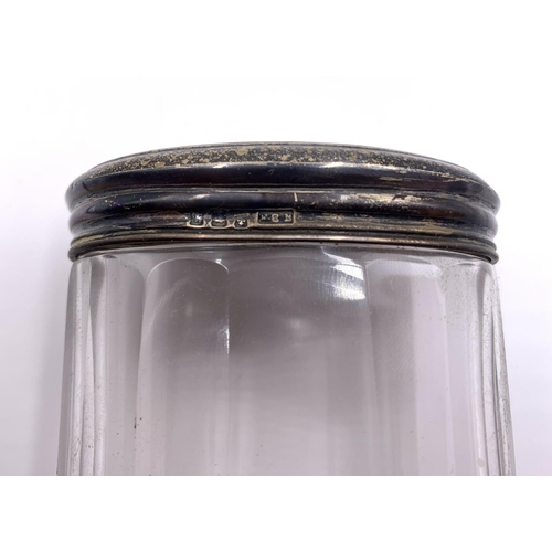 2242 - Three hallmarked Birmingham silver dressing table accessories - approx. gross weight 550g excluding ... 