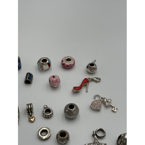 2151 - Thirty seven .925 silver charms