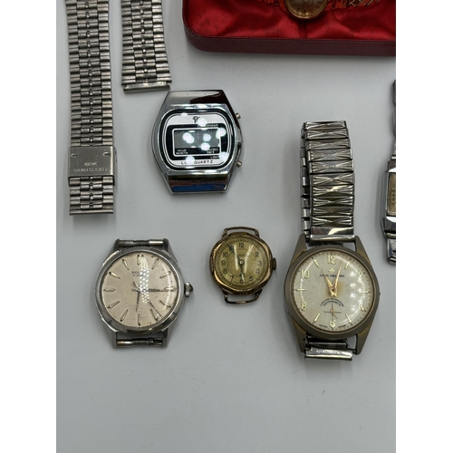 2175 - A collection of men's and lady's wristwatches to include Lord Nelson, Poljot, Rotary, Medana etc.