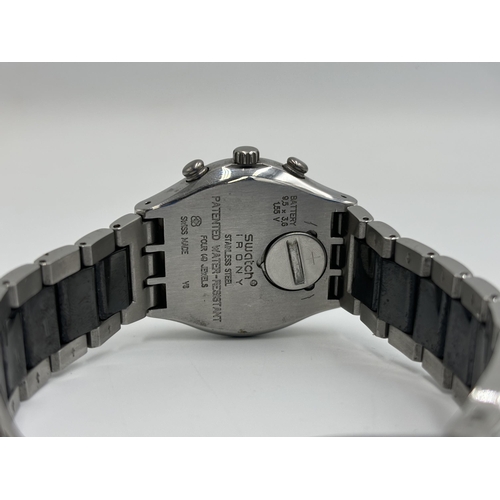 2182 - A Swatch Irony chronograph quartz men's wristwatch