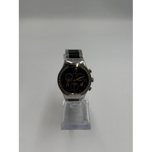 2182 - A Swatch Irony chronograph quartz men's wristwatch