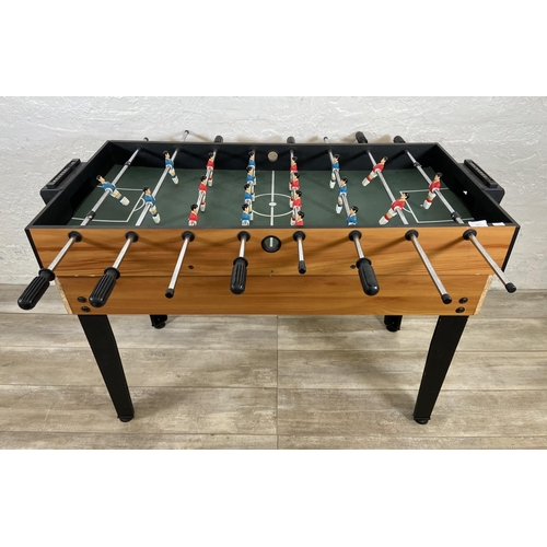 124 - A multi-games table to include table football, pool, table tennis, skittles, air hockey etc.