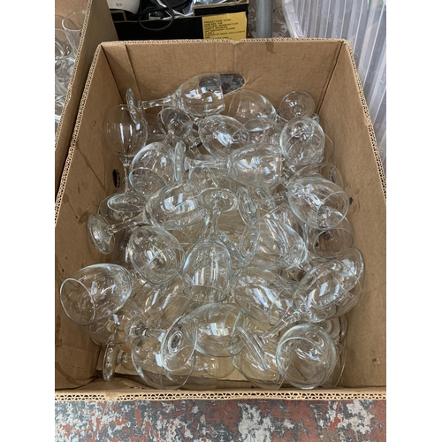 1152 - Four boxes of various glassware