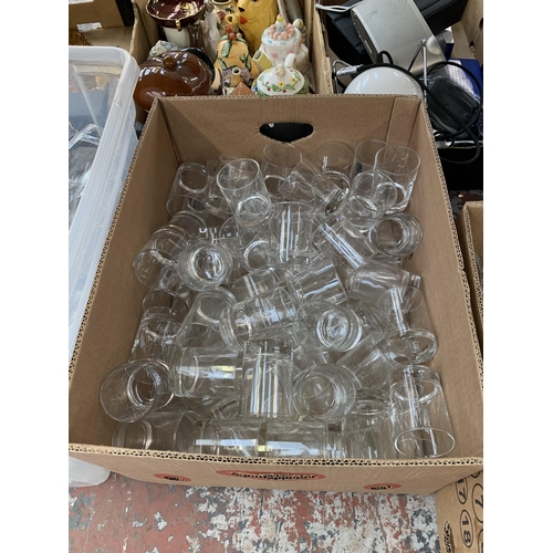 1152 - Four boxes of various glassware