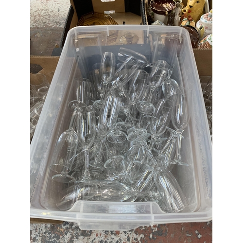 1152 - Four boxes of various glassware