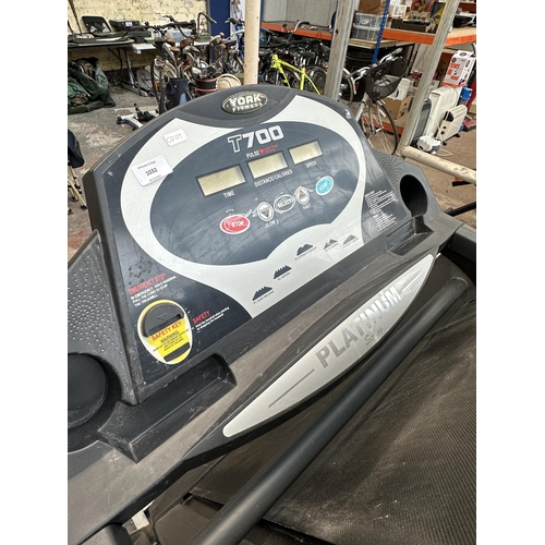 1032 - A York Fitness T700 Platinum Series treadmill