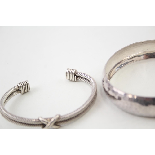 2082 - Three .925 silver bracelets - approx. gross weight 92g