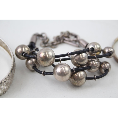 2106 - Three sterling silver bracelets - approx. gross weight 67g