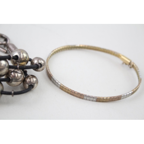 2106 - Three sterling silver bracelets - approx. gross weight 67g