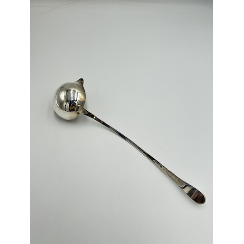 2197 - A hallmarked Birmingham silver ladle, dated 1983 - approx. gross weight 96g