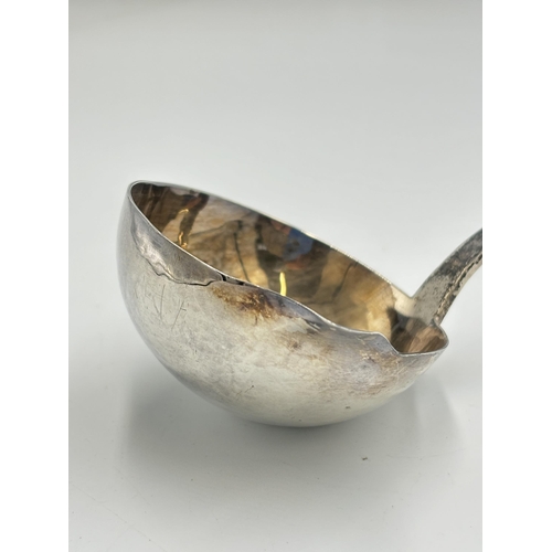 2197 - A hallmarked Birmingham silver ladle, dated 1983 - approx. gross weight 96g