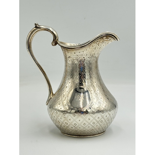 2200 - A Victorian Daniel & Charles Houle hallmarked London silver milk jug - approx. gross weight 156g