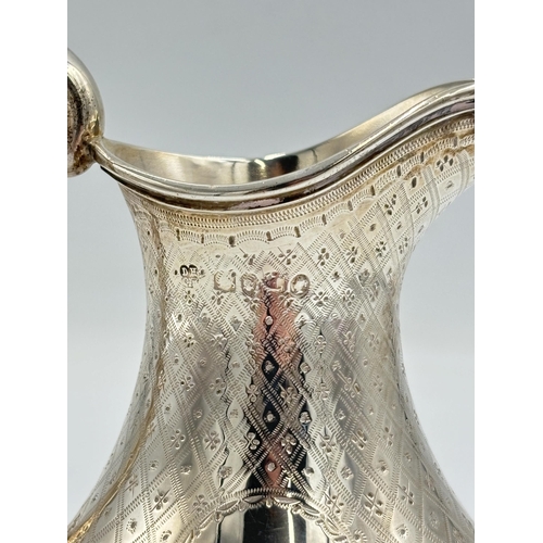 2200 - A Victorian Daniel & Charles Houle hallmarked London silver milk jug - approx. gross weight 156g