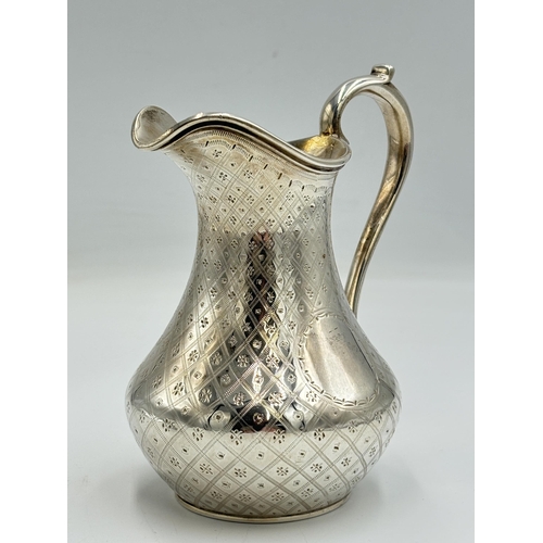 2200 - A Victorian Daniel & Charles Houle hallmarked London silver milk jug - approx. gross weight 156g