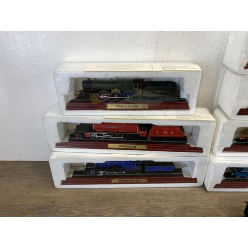 421 - A collection of model locomotives and tenders to include King Class GWR, Schools Class 220SR, PLM Pa... 