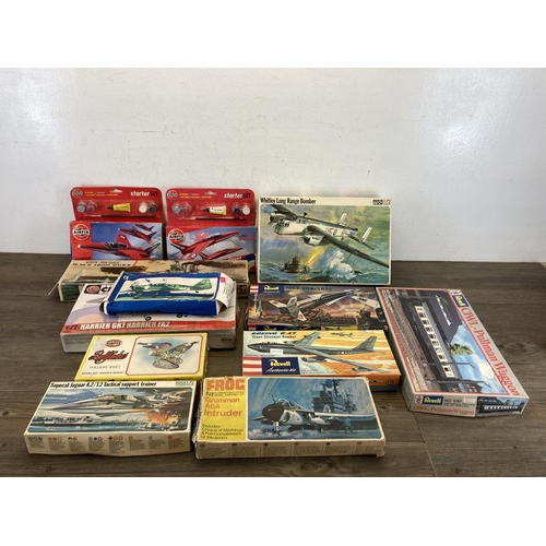 437 - A collection of model kits to include Airfix, Revell, Frog etc.