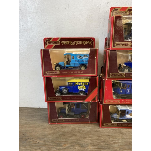 455 - Seventeen boxed Matchbox Models Of Yesteryear diecast model vehicles