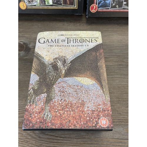 459 - Three Game of Thrones items, one The Complete Season 1-6 DVD box set, one Jumbo Jigsaw Collector's B... 