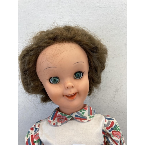 478 - A mid 20th century Walt Disney articulated plastic doll - approx. 76cm high