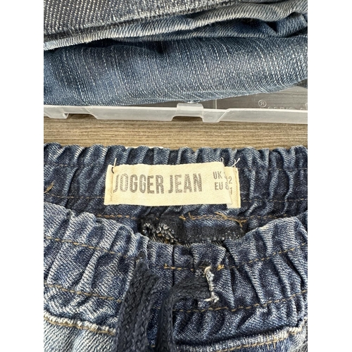 510 - Eight pairs of men's jeans to include Superdry, Next etc.