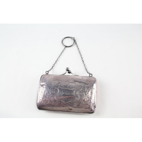 2228 - A hallmarked Birmingham silver lady's coin purse, dated 1911 - approx. gross weight 35g