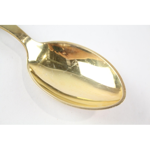 2245 - A 1970 A. Michelsen of Denmark hallmarked sterling silver and enamel commemorative spoon - approx. g... 