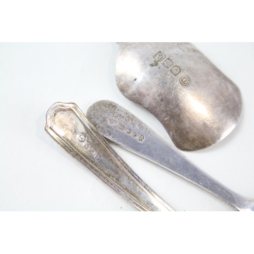 2253 - Three hallmarked sterling silver spoons - approx. gross weight 46g