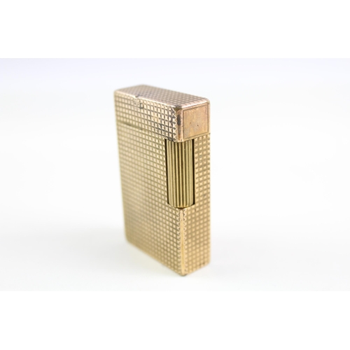 2269 - A St Dupont Paris gold plated pocket lighter