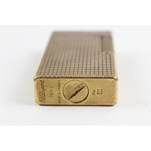 2269 - A St Dupont Paris gold plated pocket lighter