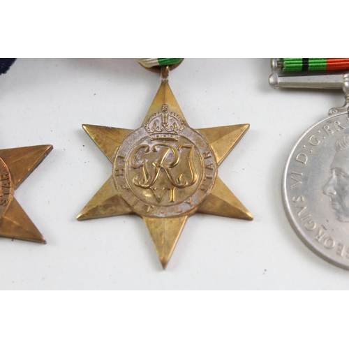 2271 - A boxed WWII four piece medal group with Special Constabulary medal presented to Reginald Tuck