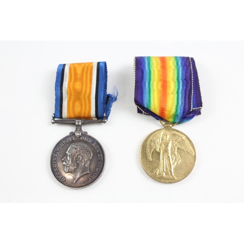 2275 - A WWI British medal pair presented to 184217 Spr. G. Y. Mason R.E.