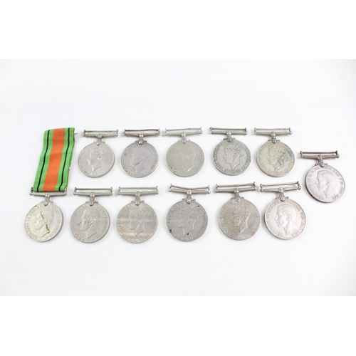 2283 - Twelve WWII British War and Defence medals