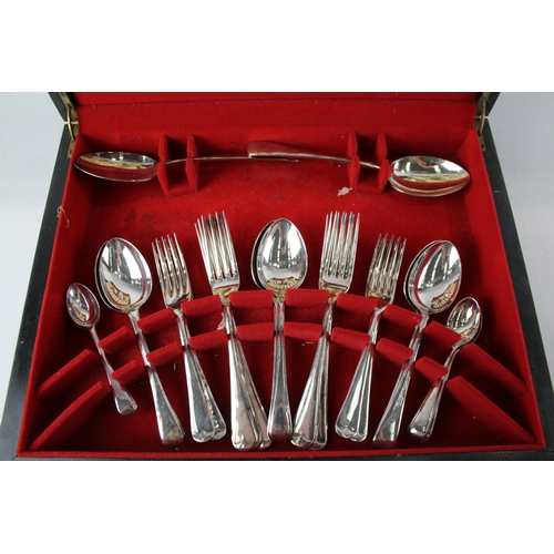 398 - A Bennett & Heron stainless steel canteen of cutlery