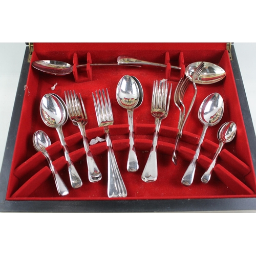 398 - A Bennett & Heron stainless steel canteen of cutlery