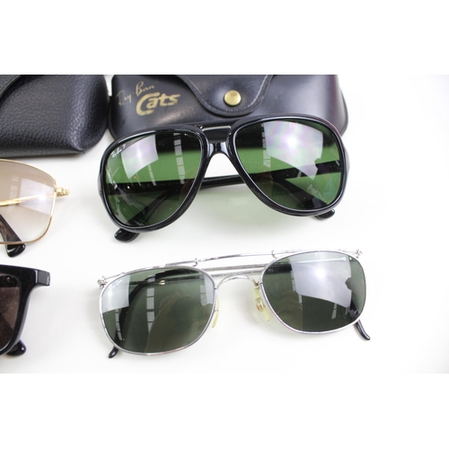 508 - Six pairs of Ray-Ban sunglasses and five cases